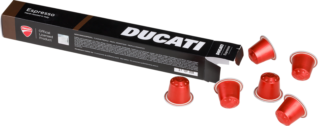 Espresso by Ducati Kapselpackung mit sechs roten, mit Nespresso® Original kompatiblen Kapseln